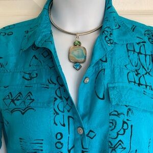 CHICO’S…silk blouse